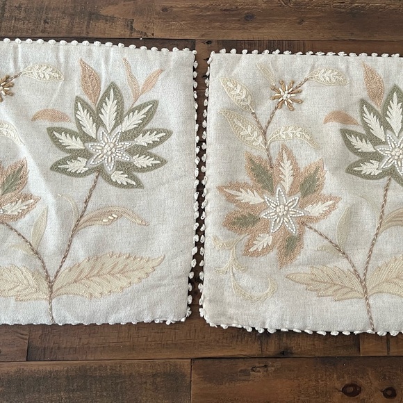 Pier 1 Accents Pier Pillow Covers 16 X 16 Set Of 2 Poshmark